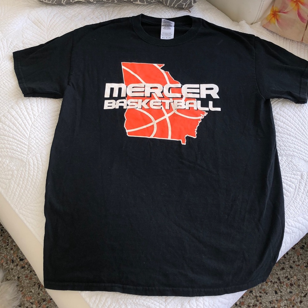 Mercer University MU basketball shirt unisex M